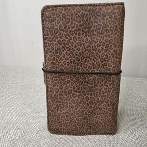 Planner Perfect Leopard Leather Travelers Notebook (TN) - B6 Slim